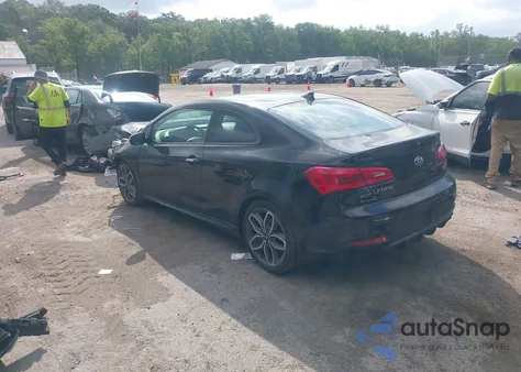 2016 Kia Forte Koup Sx из США, поврежденный, VIN KNAFZ6A36G5642552